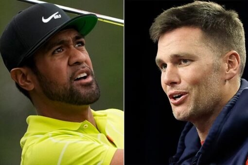 Tom Brady calls Tony Finau during Masters rain delay
