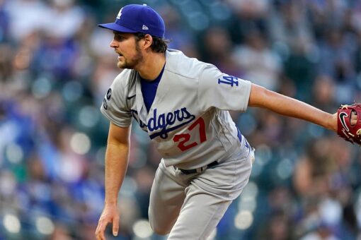 Purr-fect night: Bauer solid, cat takes field in Dodgers win