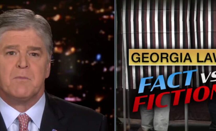 Hannity: Biden ‘fueling vicious, divisive, racial rhetoric’ with lies about Georgia election law