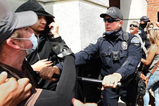 ‘White Lives Matter’ rally in California leads to 12 arrests, clash with protesters