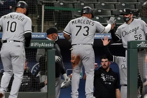 Mercedes gets 3 more hits, White Sox blank Mariners 6-0