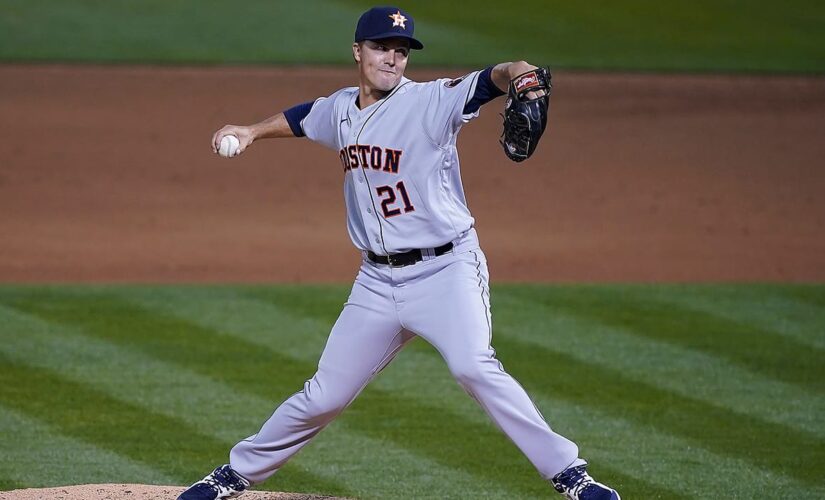 Greinke, Astros shut down rival A’s to win opener 8-1