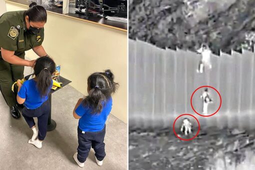 Shocking video of sisters dropped over border wall fuels criticism of Biden immigration policy