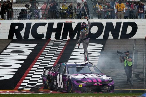 Bowman wins late in Richmond NASCAR Cup Series race