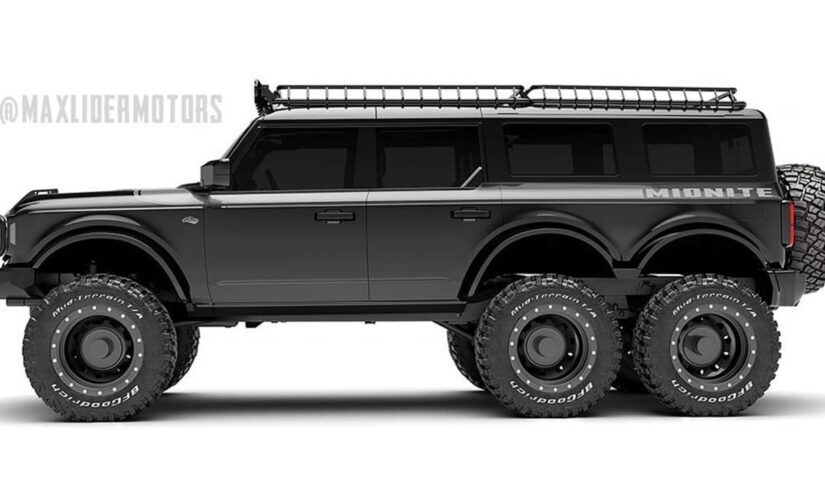 Ford Bronco 6×6 with three row seating revealed for $399,000