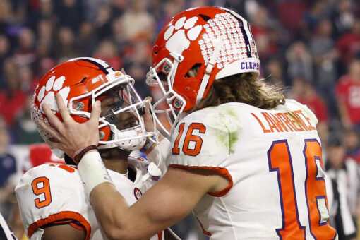 Jaguars select Travis Etienne, makes history as he joins Clemson teammate Trevor Lawrence