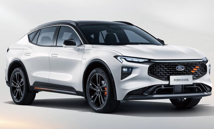 The Ford Evos SUV looks like a monster Mustang Mach-E