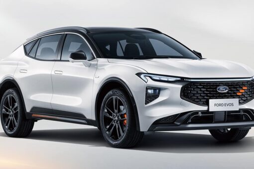 The Ford Evos SUV looks like a monster Mustang Mach-E