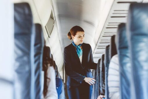 Flight attendant reveals why crew greet passengers during boarding