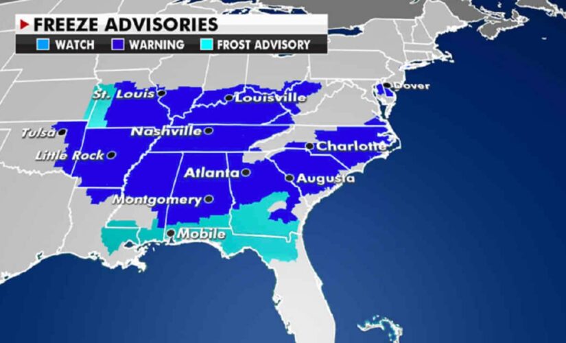 National weather forecast: Unseasonably cold temperatures in eastern US