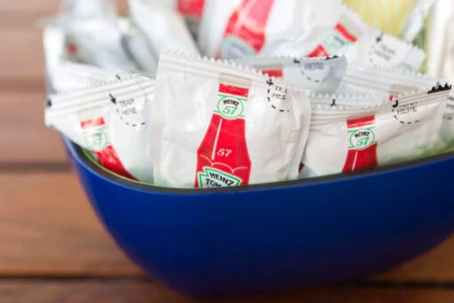 Ketchup packets being sold on eBay