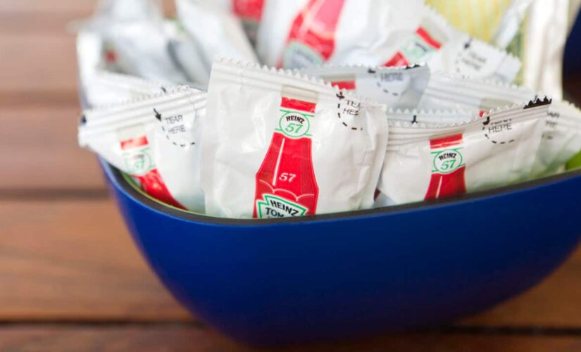 Ketchup packets being sold on eBay