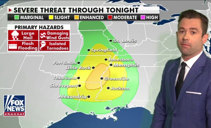 National weather forecast: Severe storms, potential heavy rain possible in southern US