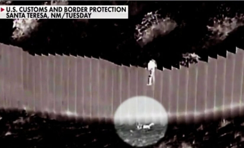 Sisters dropped over border barrier by smugglers in shocking video ‘doing fine,’ Border Patrol officer says