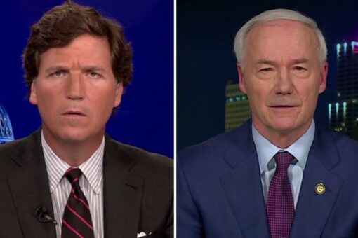 Tucker presses Arkansas gov over veto of bill banning gender hormones, surgeries for transgender youth