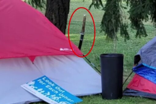 Seattle parent finds samurai sword in homeless camp next to son’s school