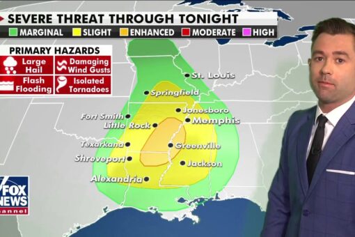 National weather forecast: Severe storms, potential heavy rain possible in southern US