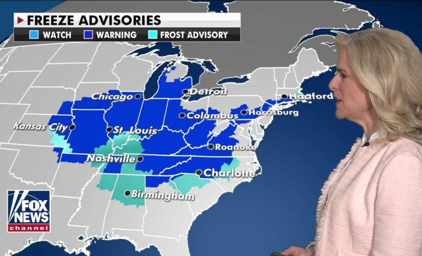 National weather forecast: Freeze, frost advisories still in effect