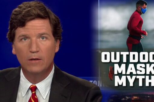 Tucker Carlson: We should start asking people to stop wearing masks outside, it makes us uncomfortable