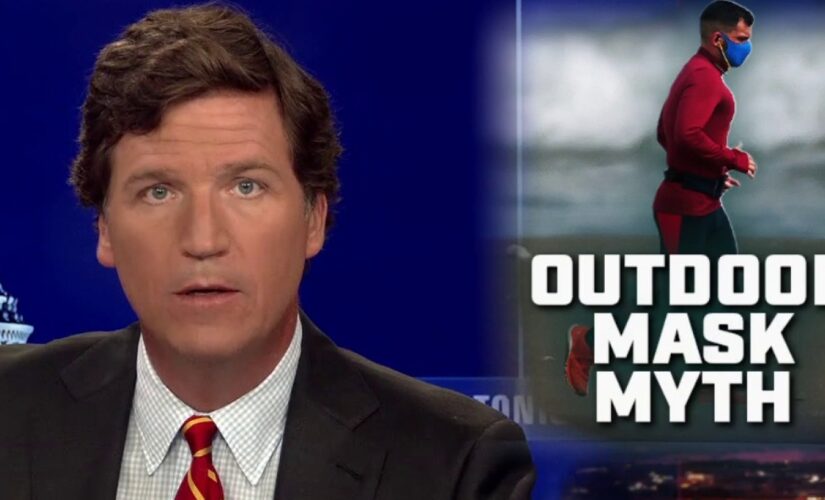 Tucker Carlson: We should start asking people to stop wearing masks outside, it makes us uncomfortable