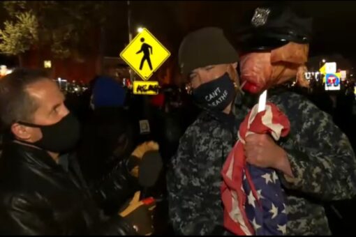 Minnesota protester tells Fox reporter: Only way things change is ‘if people start throwing things’