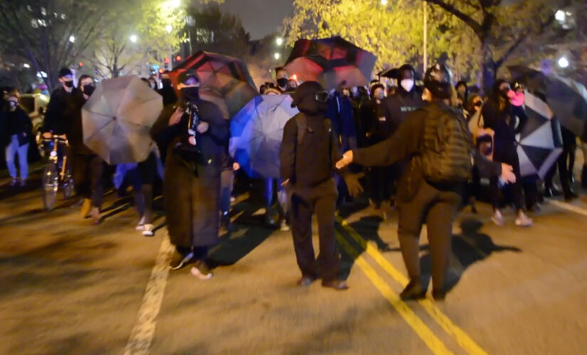 Daunte Wright protests: Crowd in Washington, DC, chants ‘burn the precinct to the ground,’ video shows