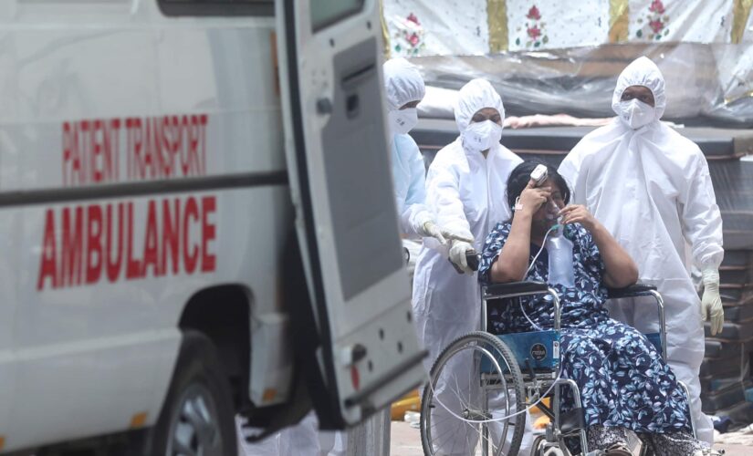 Indian hospitals plead for oxygen, country sets coronavirus record