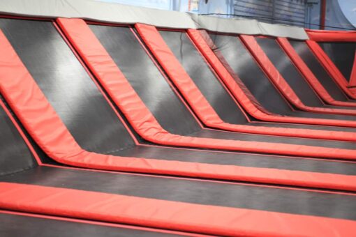 Illinois adult accused of biting security guard at family trampoline center