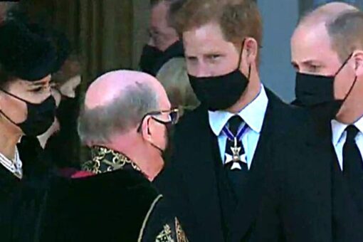Princes Harry, William fuel royal reconciliation while exiting Prince Philip’s funeral side-by-side