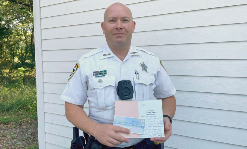 Speeding driver let off with warning donates to fallen officer memorial fund