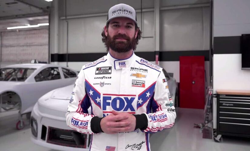 Fox Nation riding with Corey LaJoie in NASCAR Talladega Cup Series race