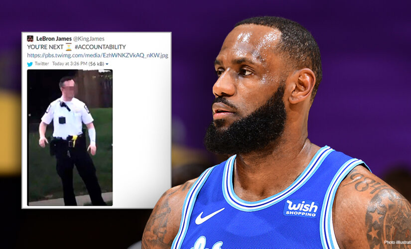 LAPD union calls for NBA to investigate ‘hypocrite’ LeBron James’ anti-police tweet