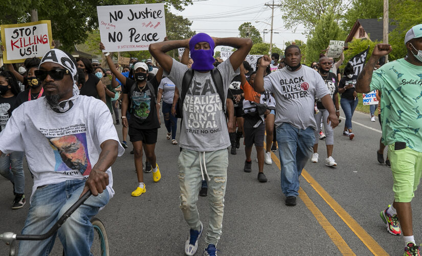 Elizabeth City protests: At least 2 arrests as demonstrators face off with cops in riot gear