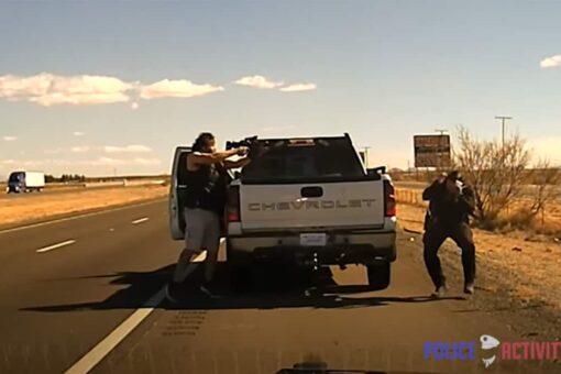 New Mexico police officer shot in the head during routine stop in February, new video shows