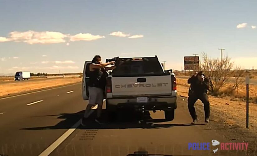 New Mexico police officer shot in the head during routine stop in February, new video shows