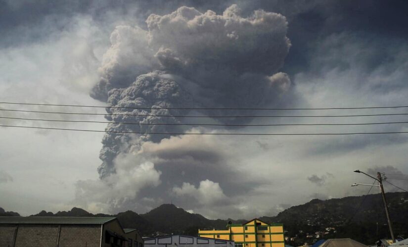 ‘Huge’ explosion rocks St. Vincent as volcano keeps erupting