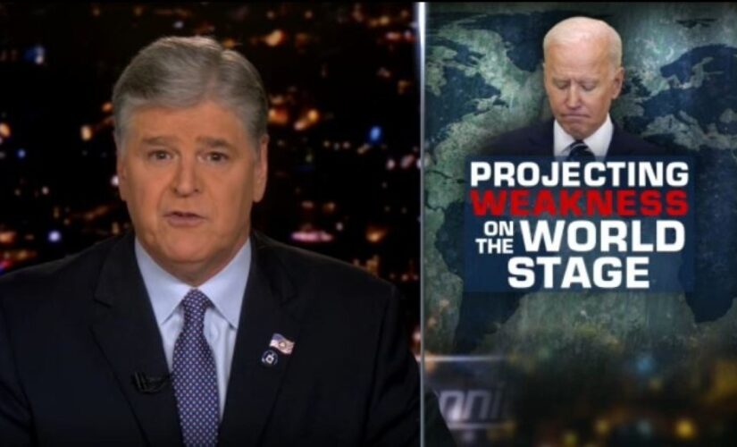 Hannity slams Biden for weakness on world stage: ‘America’s enemies are taking note’