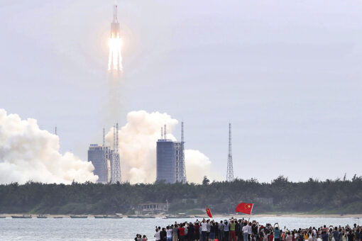 What happens when space debris crashes on Earth?