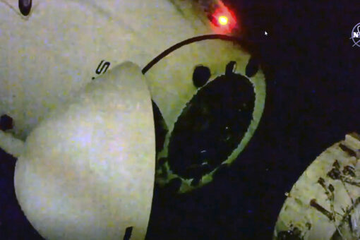 SpaceX capsule departs station with 4 astronauts, heads home