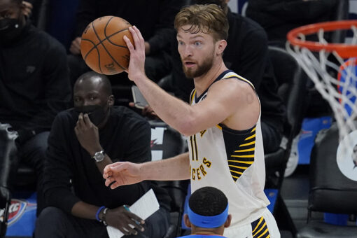 Sabonis has triple-double by half; Pacers top Thunder 152-95