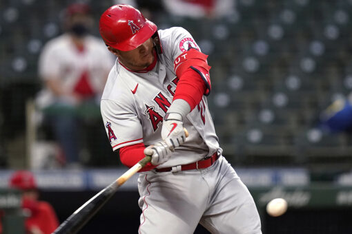 Walsh, Trout power Angels to 10-5 win over Mariners