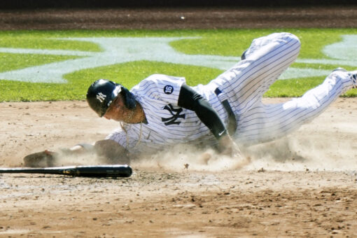 What a run! Yanks’ Torres scores from 1st on infield single