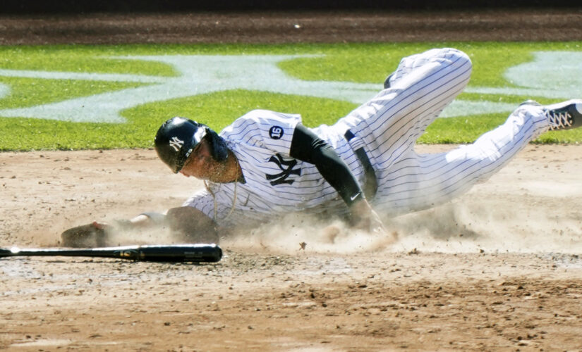 What a run! Yanks’ Torres scores from 1st on infield single