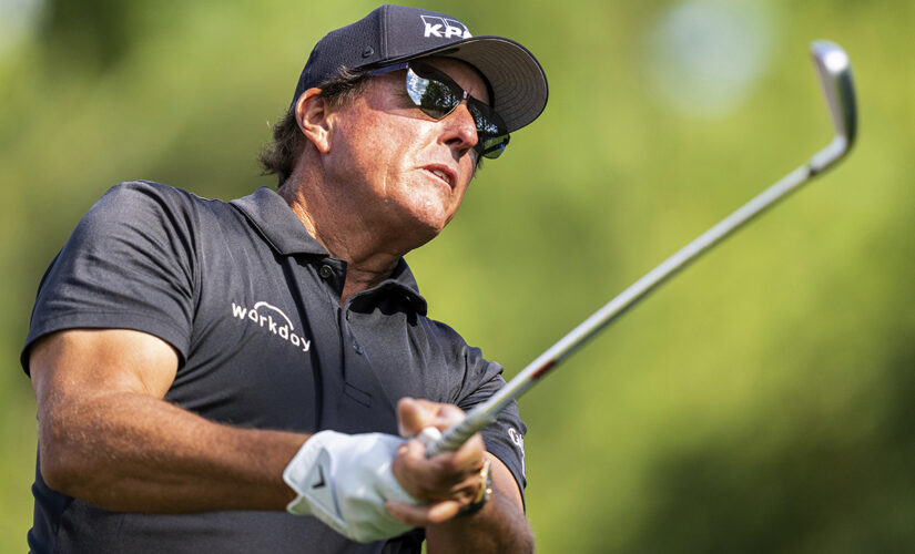Blast from past as Mickelson opens with 64 at Quail Hollow