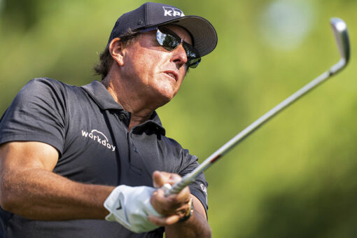 Blast from past as Mickelson opens with 64 at Quail Hollow