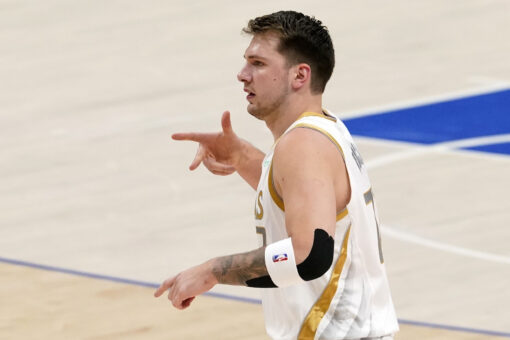 Doncic, Mavs hold on to beat Irving, Nets 113-109 for sweep
