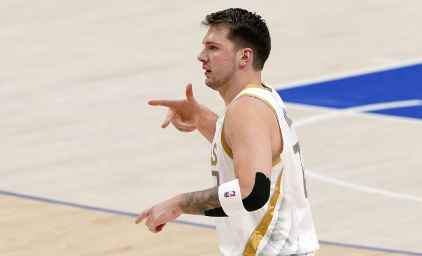 Doncic, Mavs hold on to beat Irving, Nets 113-109 for sweep
