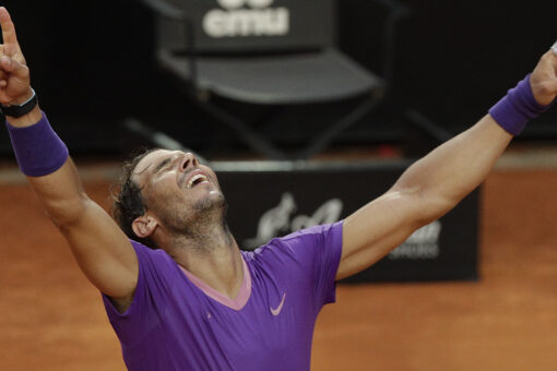Nadal beats a tired Djokovic for 10th Italian Open title