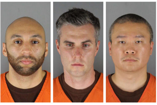Appeals court hears case of 3 ex-cops charged in Floyd death
