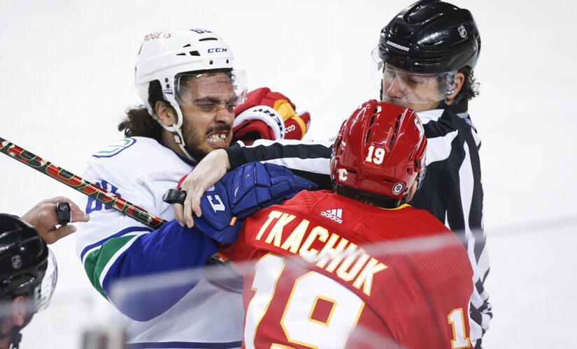 Tkachuk scores twice, Flames beat Canucks 6-2 in finale